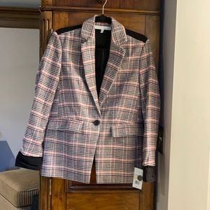 COPY - Ella Moss Plaid Denim Blazer NWT
